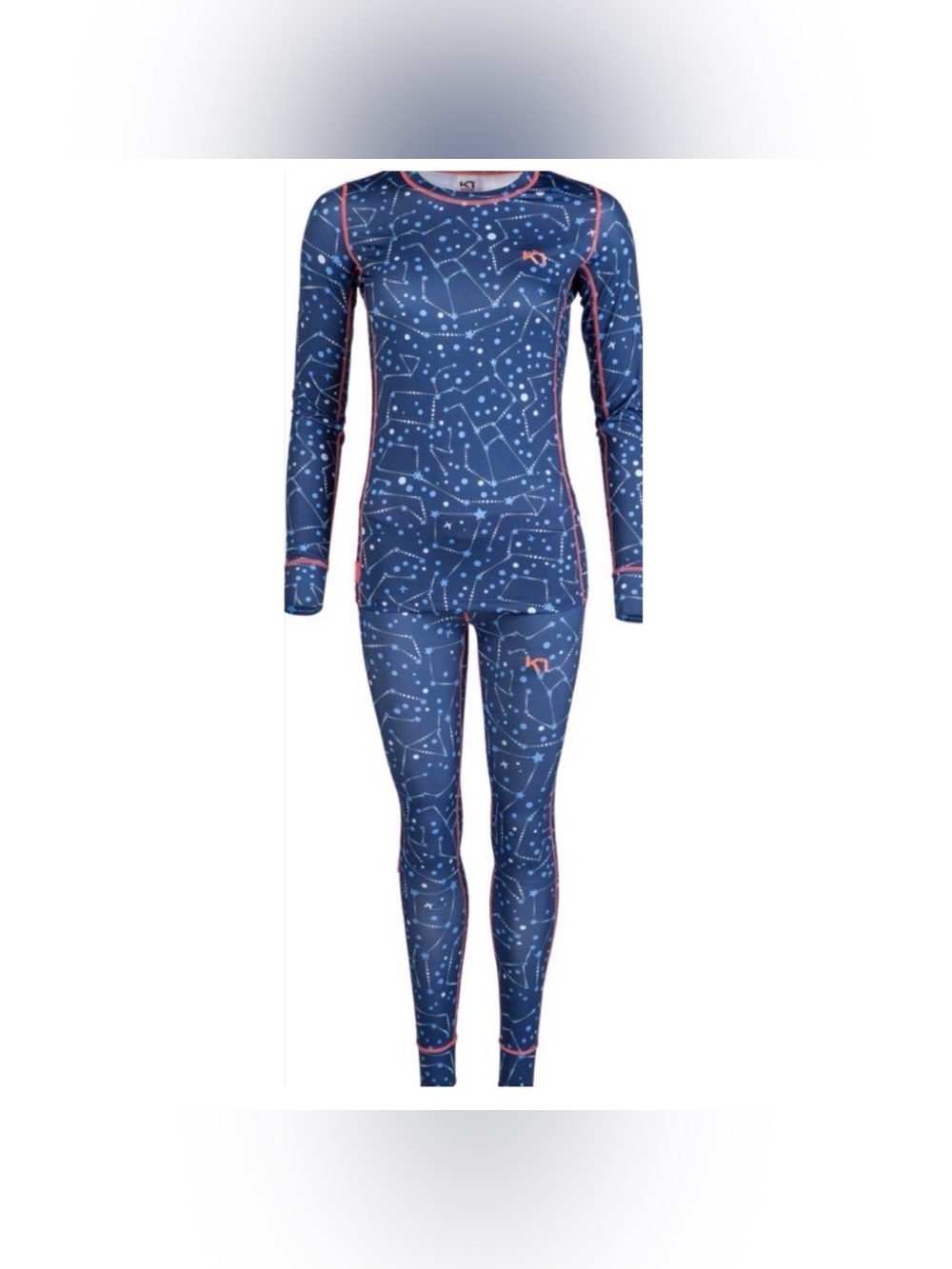 Kari Traa constellation leggings(only) size small women's blue